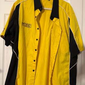 Simpson Nascar Talladega Racing shirt mens Yellow XL